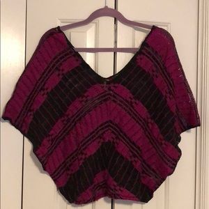 Free People Bright Fuchsia Top